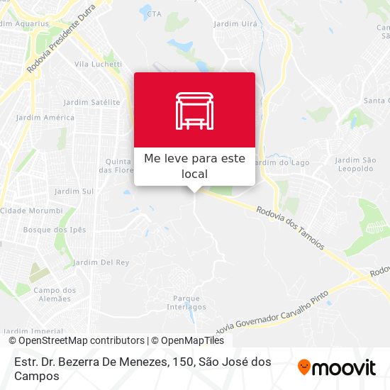 Estr. Dr. Bezerra De Menezes, 150 mapa
