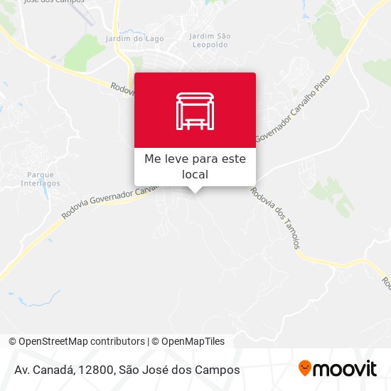 Av. Canadá, 12800 mapa