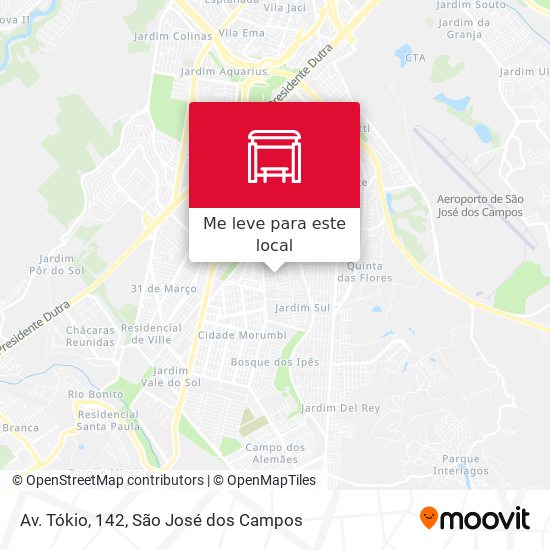 Av. Tókio, 142 mapa