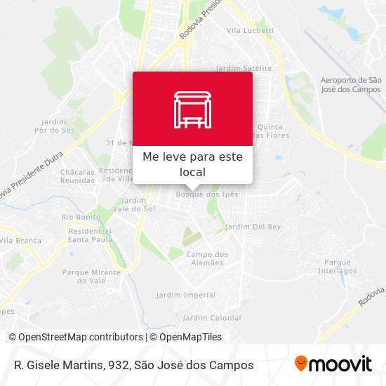 R. Gisele Martins, 932 mapa