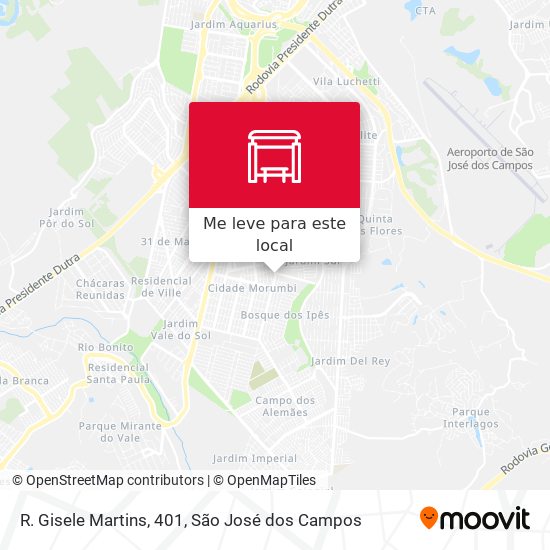 R. Gisele Martins, 401 mapa