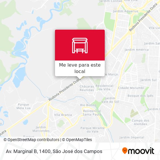 Av. Marginal B, 1400 mapa
