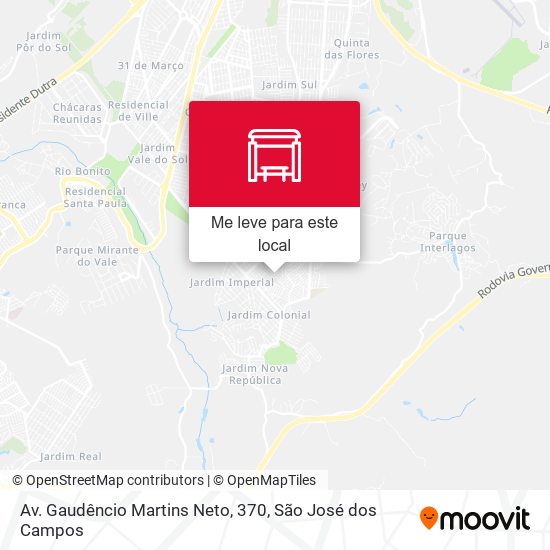 Av. Gaudêncio Martins Neto, 370 mapa
