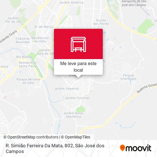 R. Simião Ferreira Da Mata, 802 mapa