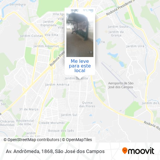Av. Andrômeda, 1868 mapa