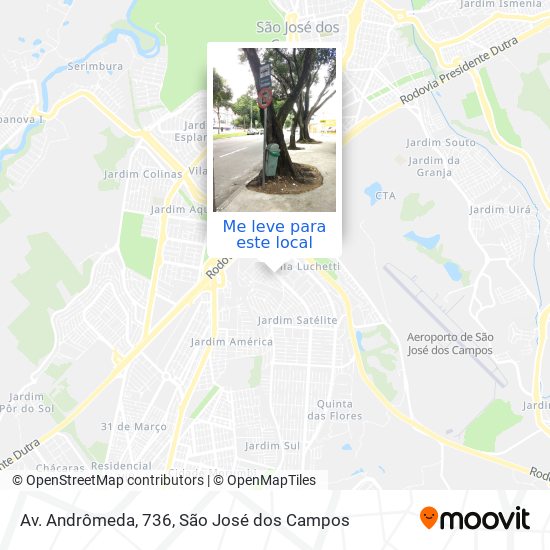 Av. Andrômeda, 736 mapa