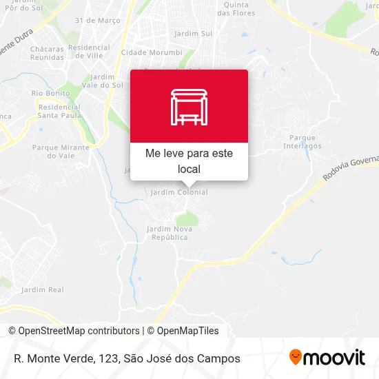 R. Monte Verde, 123 mapa