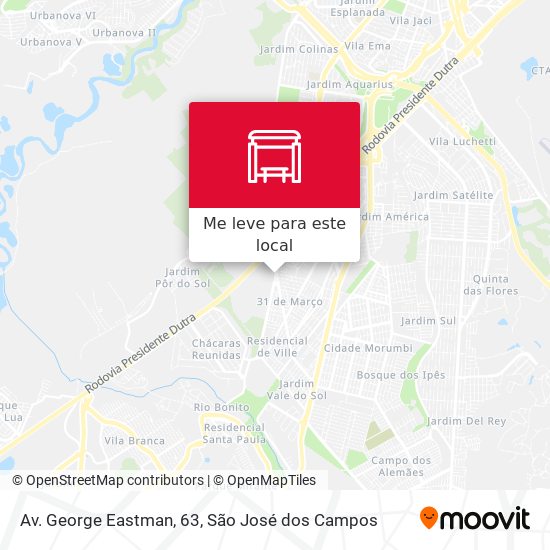 Av. George Eastman, 63 mapa