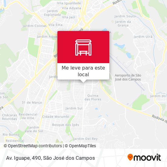 Av. Iguape, 490 mapa