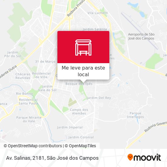 Av. Salinas, 2181 mapa