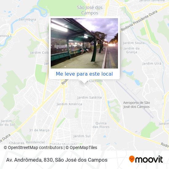 Av. Andrômeda, 830 mapa
