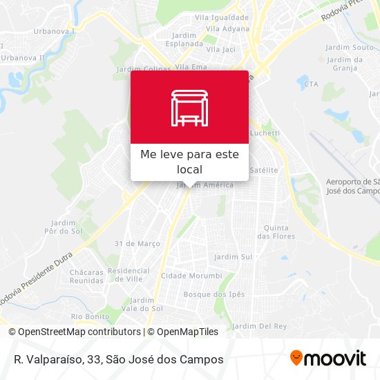R. Valparaíso, 33 mapa