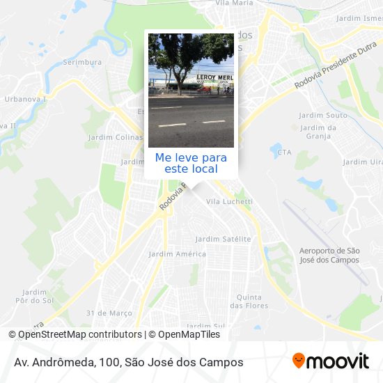 Av. Andrômeda, 100 mapa