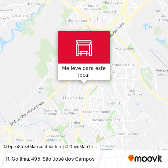 R. Goiânia, 495 mapa