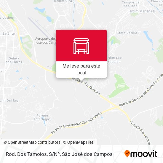 Rod. Dos Tamoios, S/Nº mapa