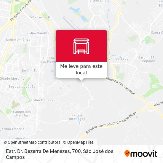 Estr. Dr. Bezerra De Menezes, 700 mapa