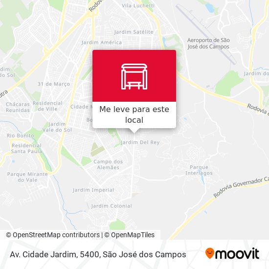 Av. Cidade Jardim, 5400 mapa