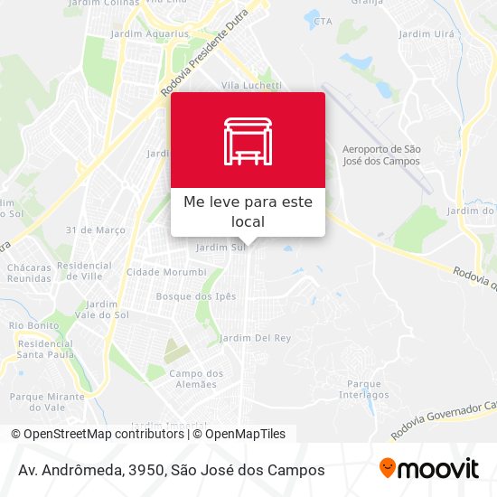Av. Andrômeda, 3950 mapa