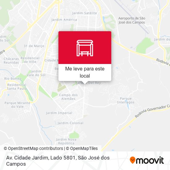 Av. Cidade Jardim, Lado 5801 mapa