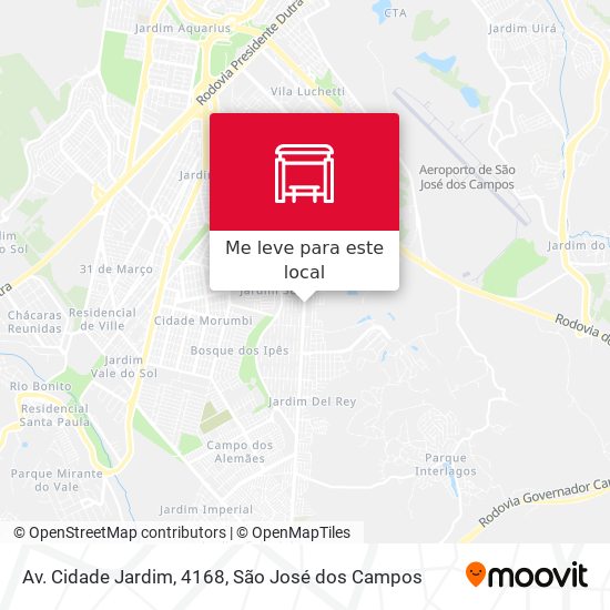 Av. Cidade Jardim, 4168 mapa