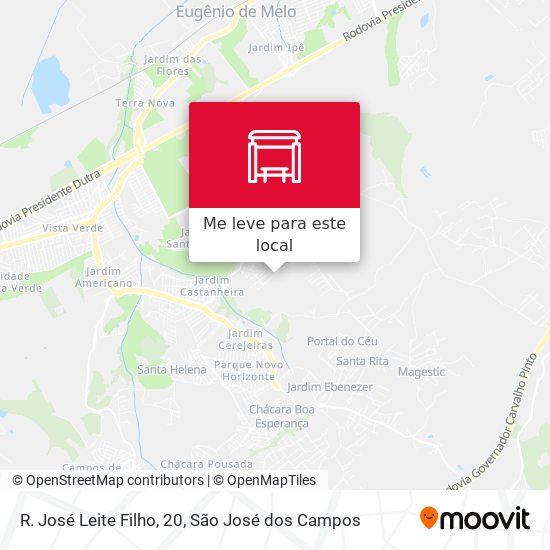 R. José Leite Filho, 20 mapa