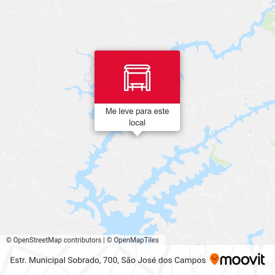 Estr. Municipal Sobrado, 700 mapa