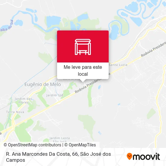 R. Ana Marcondes Da Costa, 66 mapa