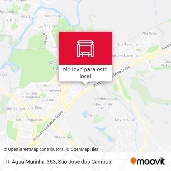 R. Água-Marinha, 353 mapa