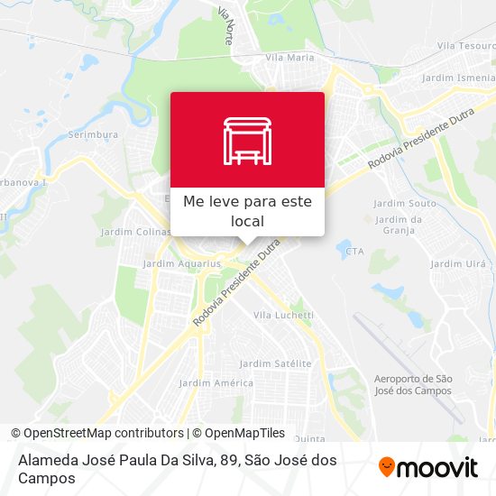 Alameda José Paula Da Silva, 89 mapa