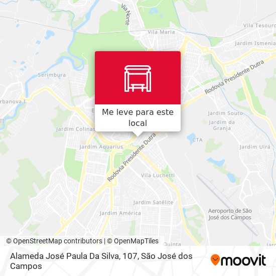 Alameda José Paula Da Silva, 107 mapa