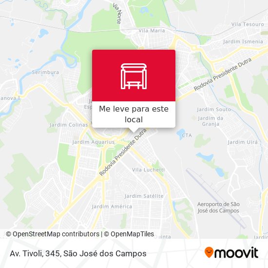 Av. Tivoli, 345 mapa