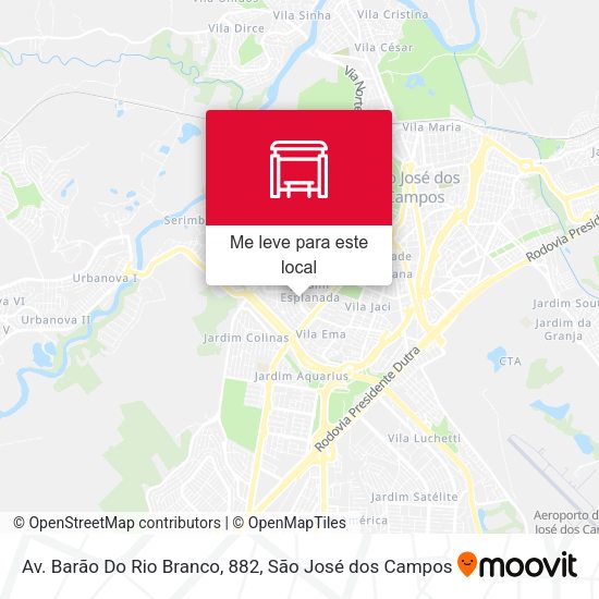 Av. Barão Do Rio Branco, 882 mapa