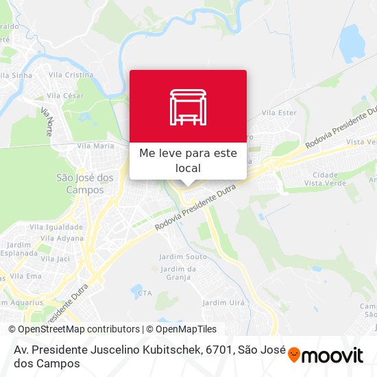 Av. Presidente Juscelino Kubitschek, 6701 mapa