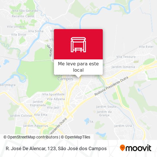 R. José De Alencar, 123 mapa