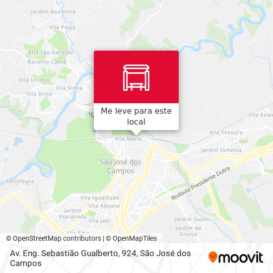 Av. Eng. Sebastião Gualberto, 924 mapa
