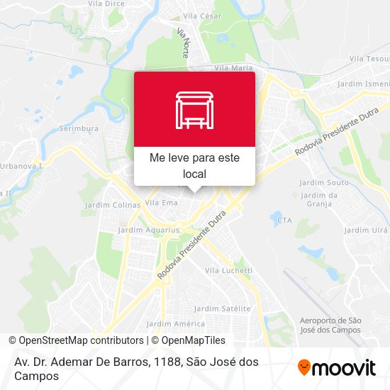 Av. Dr. Ademar De Barros, 1188 mapa
