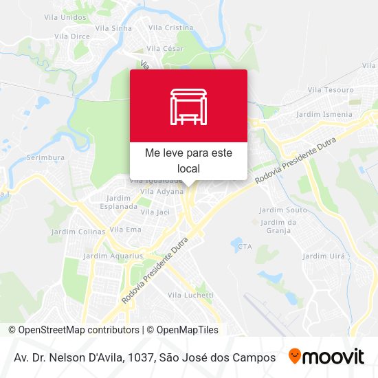 Av. Dr. Nelson D'Avila, 1037 mapa