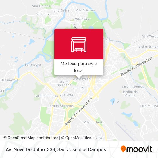 Av. Nove De Julho, 339 mapa