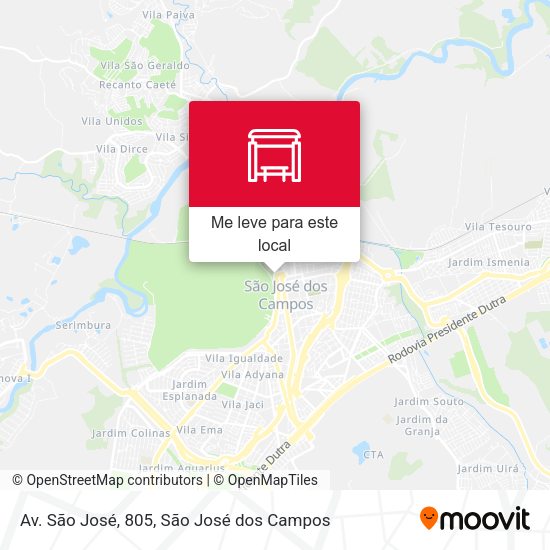 Av. São José, 805 mapa