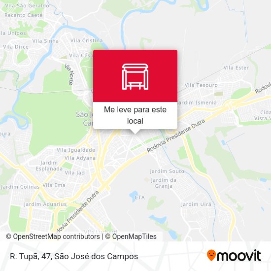 R. Tupã, 47 mapa