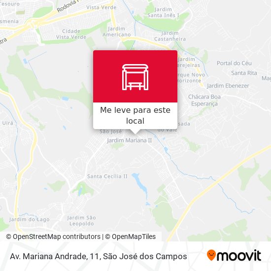 Av. Mariana Andrade, 11 mapa