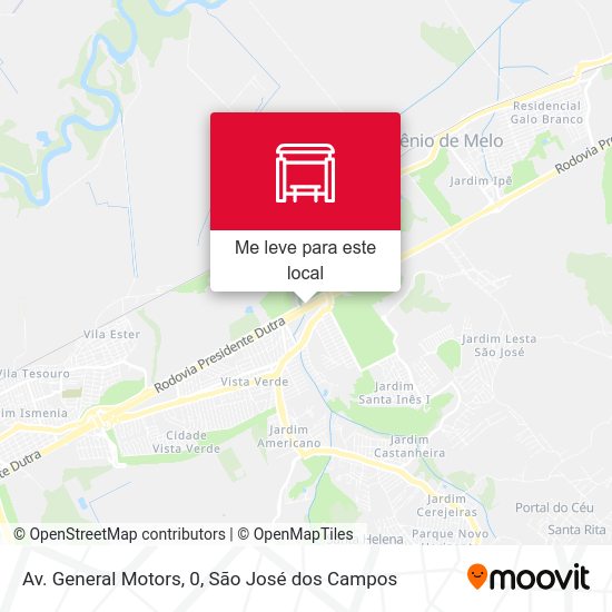 Av. General Motors, 0 mapa