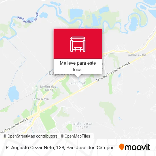 R. Augusto Cezar Neto, 138 mapa