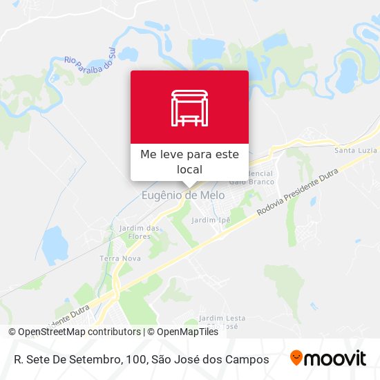 R. Sete De Setembro, 100 mapa