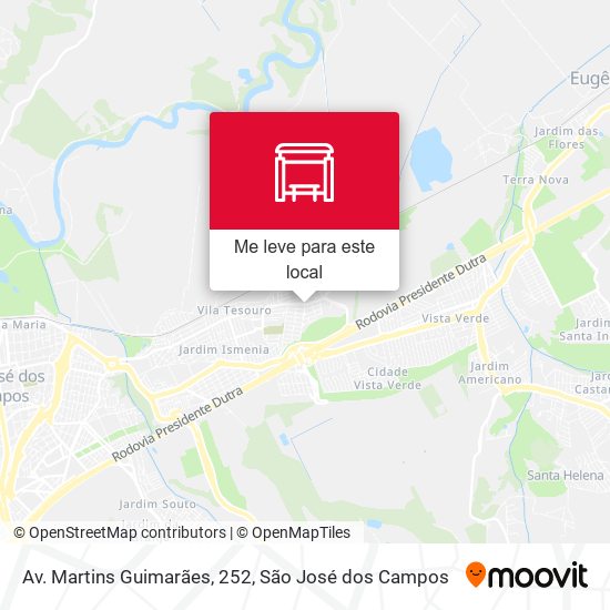 Av. Martins Guimarães, 252 mapa
