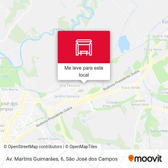Av. Martins Guimarães, 6 mapa