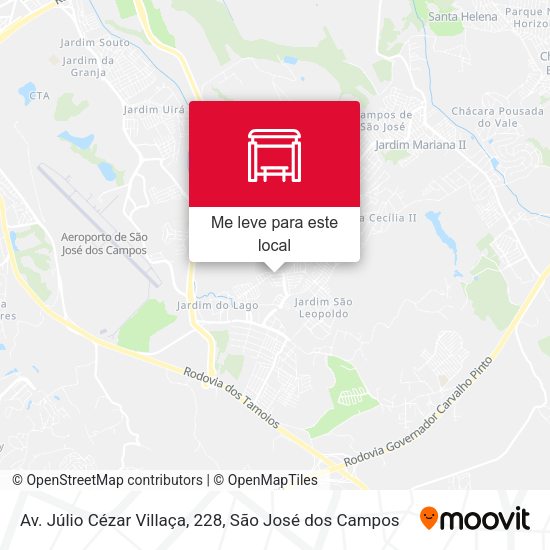 Av. Júlio Cézar Villaça, 228 mapa