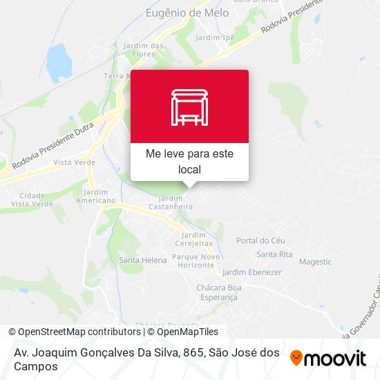 Av. Joaquim Gonçalves Da Silva, 865 mapa