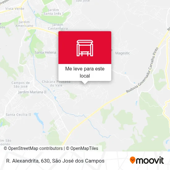 R. Alexandrita, 630 mapa