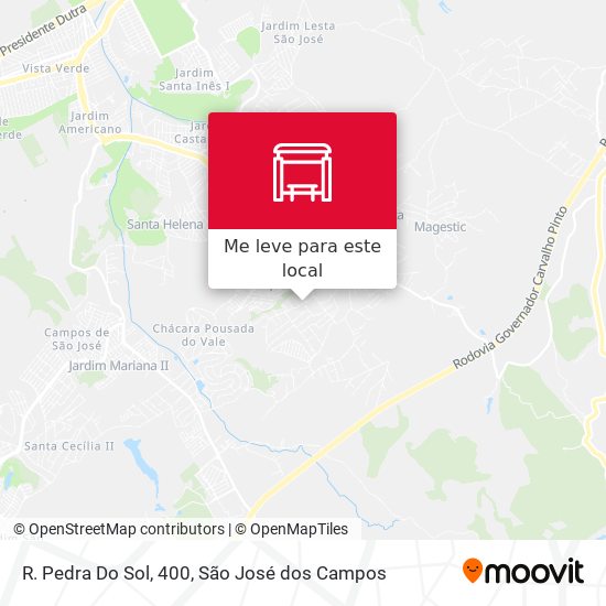 R. Pedra Do Sol, 400 mapa
